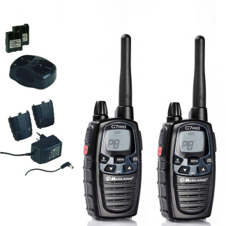 Paire de Talkie-Walkie UHF P7LCD - CRT