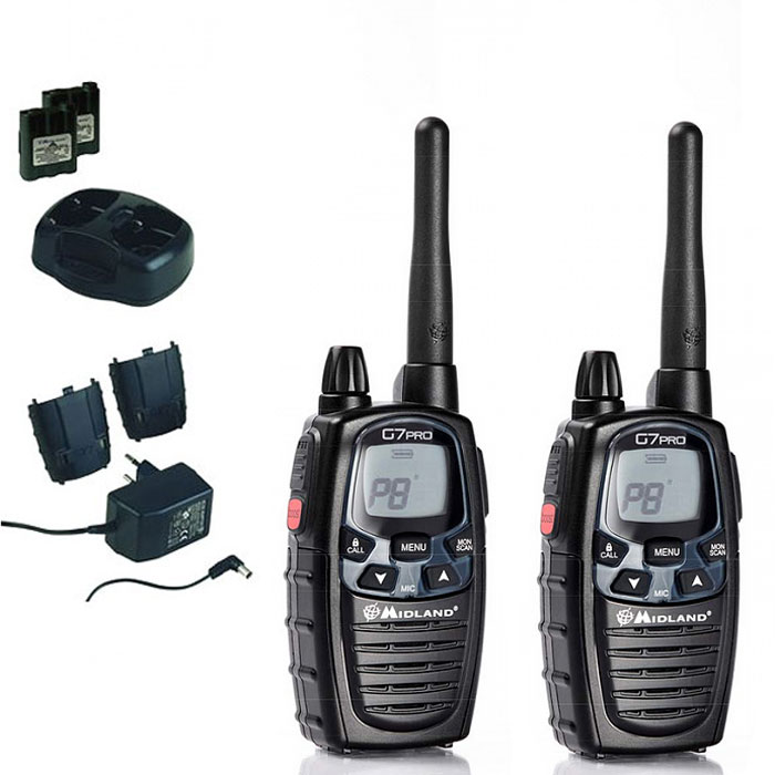 Midland G7 - Paire Talkie-Walkie PMR446 - GoTechnique