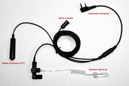 MICRO OREILLETTE TUBE A AIR 3F KEN.