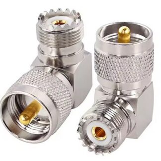PL259 mâle SO239 femelle UHF adaptateur à Angle droit forme en L 90 degrés