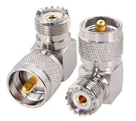 adaptateur-p-Male-fremelle-Coude-1 PL259 mâle SO239 femelle UHF adaptateur à Angle droit forme en L 90 degrés