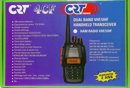 CRT 4CF BIBANDES VHF/UHF + RX AIR