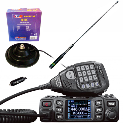 CRT MICRO PACK VUHF MOBIL + ANTENNE