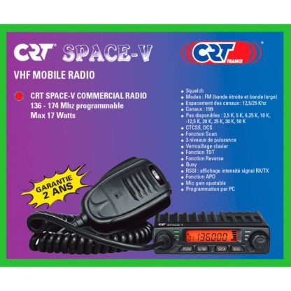 CRT SPACE V MOBILE VHF FM