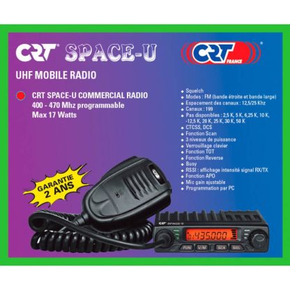 CRT SPACE U MOBILE UHF FM