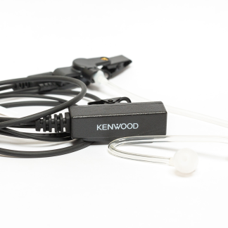 Kenwood KHS-48BL - Micro-écouteur tube à air 2 fils pour PKT-23E