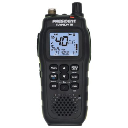 PRESIDENT RANDY 3 PORTABLE CB AM/FM