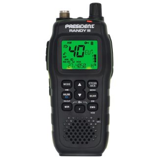 PRESIDENT RANDY 3 PORTABLE CB AM/FM